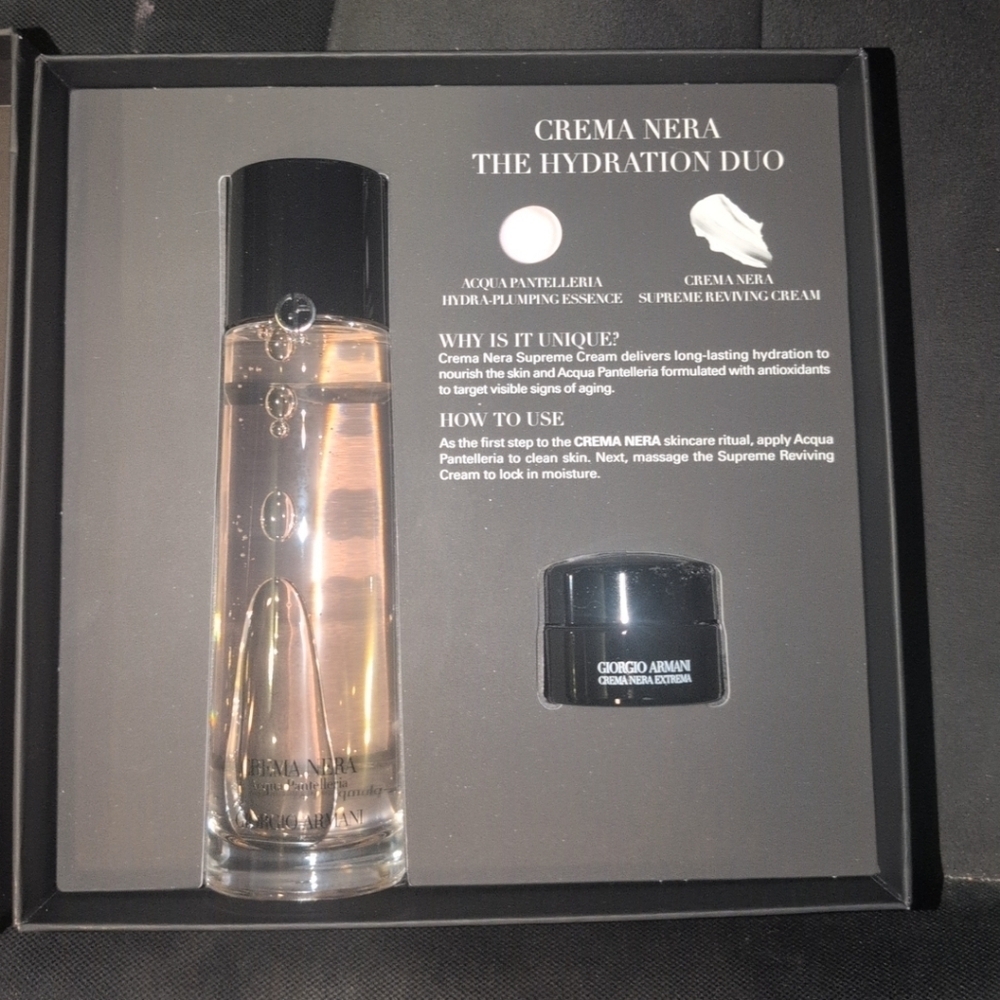 Giorgio Armani Crema Nera Hydration Duo - Elegant Black